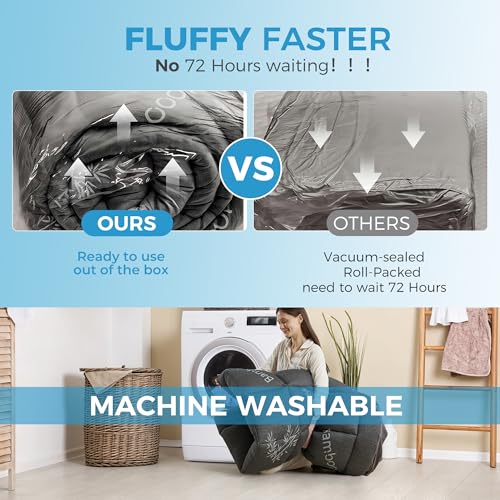 BDEUS Twin XL Cooling Mattress Topper 4 Inch Dual Layer Memory Foam