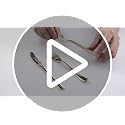Gold Plastic Cutlery Set - 300PCS Disposable Forks Spoons Knives Utensils Variation of Gold-300Pack