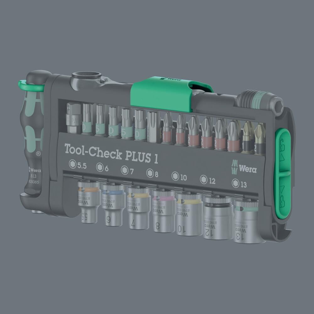 Wera Tool-Check PLUS 2 - 39-Piece Tool Set with Compact Design and Versatile Functionality