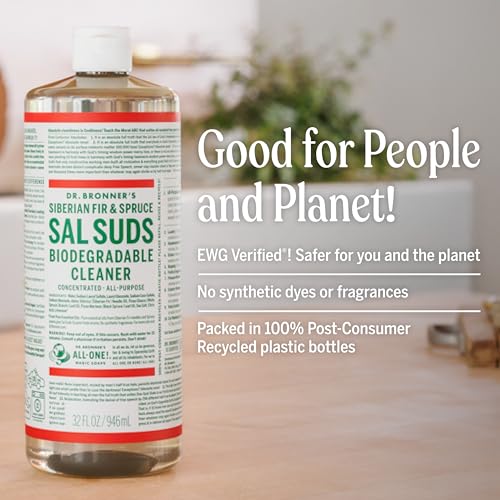 Dr. Bronner's Sal Suds All-Purpose Cleaner Fir & Spruce Pine 128 Fl Oz Gallon