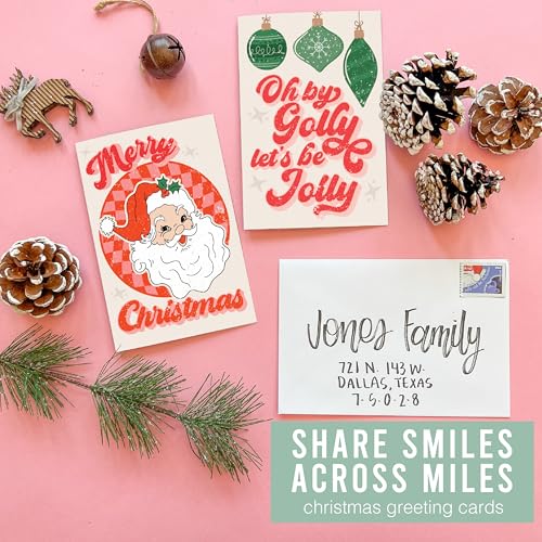 Hadley Designs Blank Christmas Cards with Envelopes (54) – 5x3.5" Holiday Note Cards