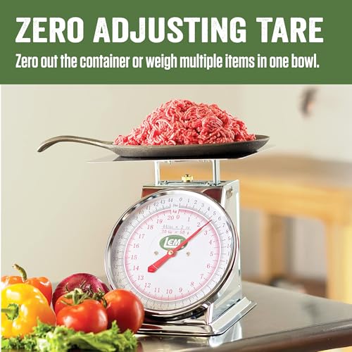 Mechanical Stainless Steel Kitchen Scale 44 lb Weighing Scale - Weigh Scale Variation of THIS listing