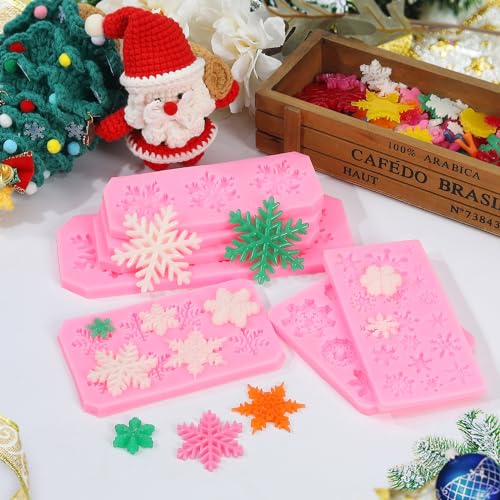 Christmas Snowflake Silicone Mold for Cake Chocolate & Crafts - FIRETREESILVERFLOWER
