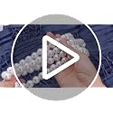 Riceshoot 19.7ft White Pearl Garland 14mm Faux Pearl String