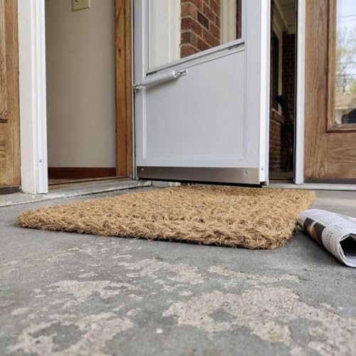 Outdoor Coir Doormat 22x36 Inches Dragon Weave Entry Rug for Indoor & Outdoor Use - Variation 1'10" x 3'