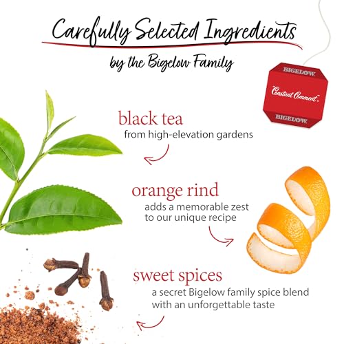 Bigelow Tea Constant Comment Black Tea (Pack of 6, 40 Count) - Caffeinated, 240 Tea Bags