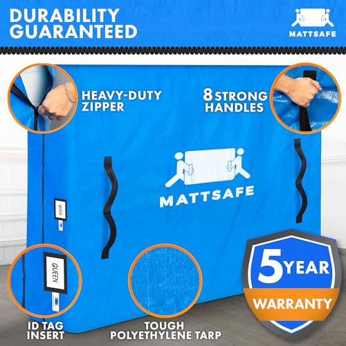Nordic Elk Queen Size Mattress Bags for Moving and Storage, Bed Cover