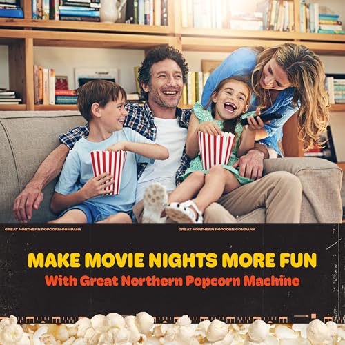 Great Northern Popcorn Big Bambino 4oz Popcorn Machine - Black