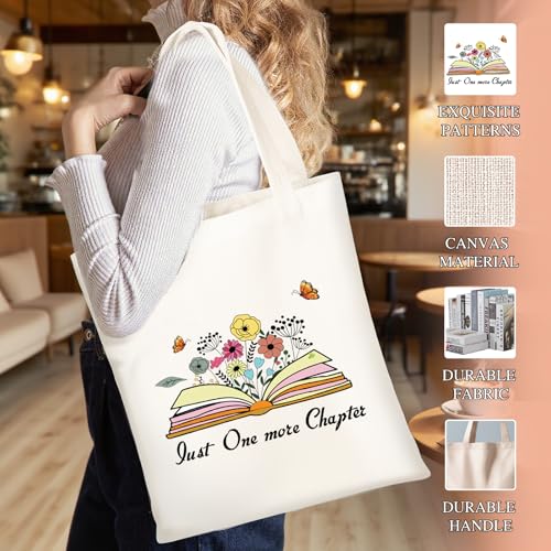 Book Lover Glass Cup with Lid and Straw Gifts Sets for Women
