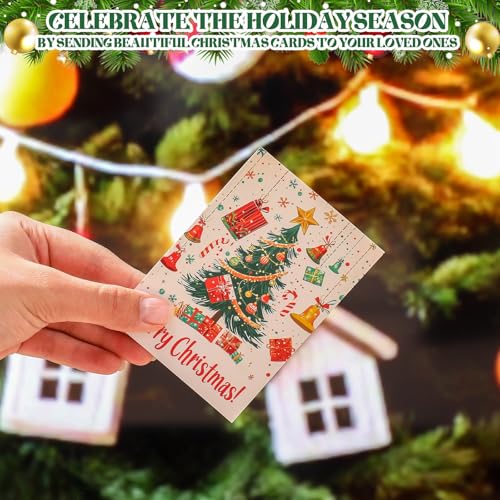 AmazingSpark 345 Christmas Cards Set with Envelopes Stickers - Classic (Variation 713)