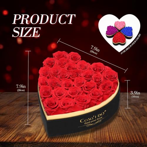 Preserved Roses Flowers for Delivery 27 Pcs, Mothers Day Rose Gifts
