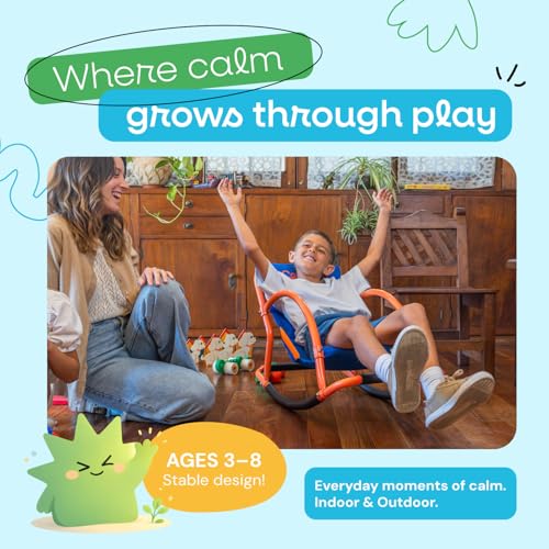 Kids Sensory Rocking Chair for Autism & Focus - Calming Indoor Seat