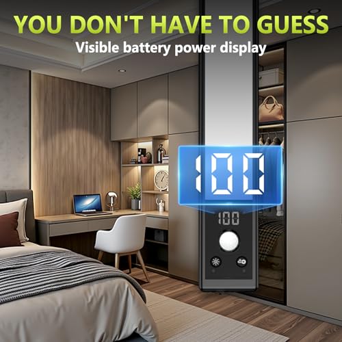 Wireless Under Cabinet Lights 6-Pack 10 Inch with Digital Battery Display