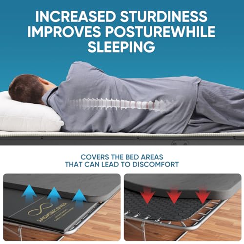 Twin Bunkie Board 38x75 Heavy-Duty Reinforced Wood Mattress Support - Twin-Size Variation