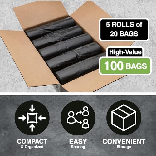 55-60 Gallon Heavy-Duty Black Garbage Bags 38x58 Inch 1.2 Mil Bulk Pack