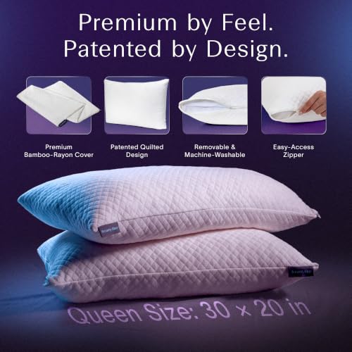 DreamyBlue Signature Adjustable Queen Memory Foam Pillow - Pack of 1