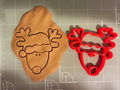 Christmas Reindeer Cookie Cutter - Food Safe Baking Tool for Holiday Cookies