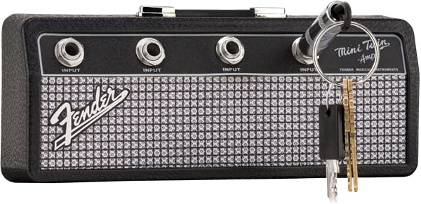 Fender Jack Keychain Rack - Music Lover Gift with Amp Parts