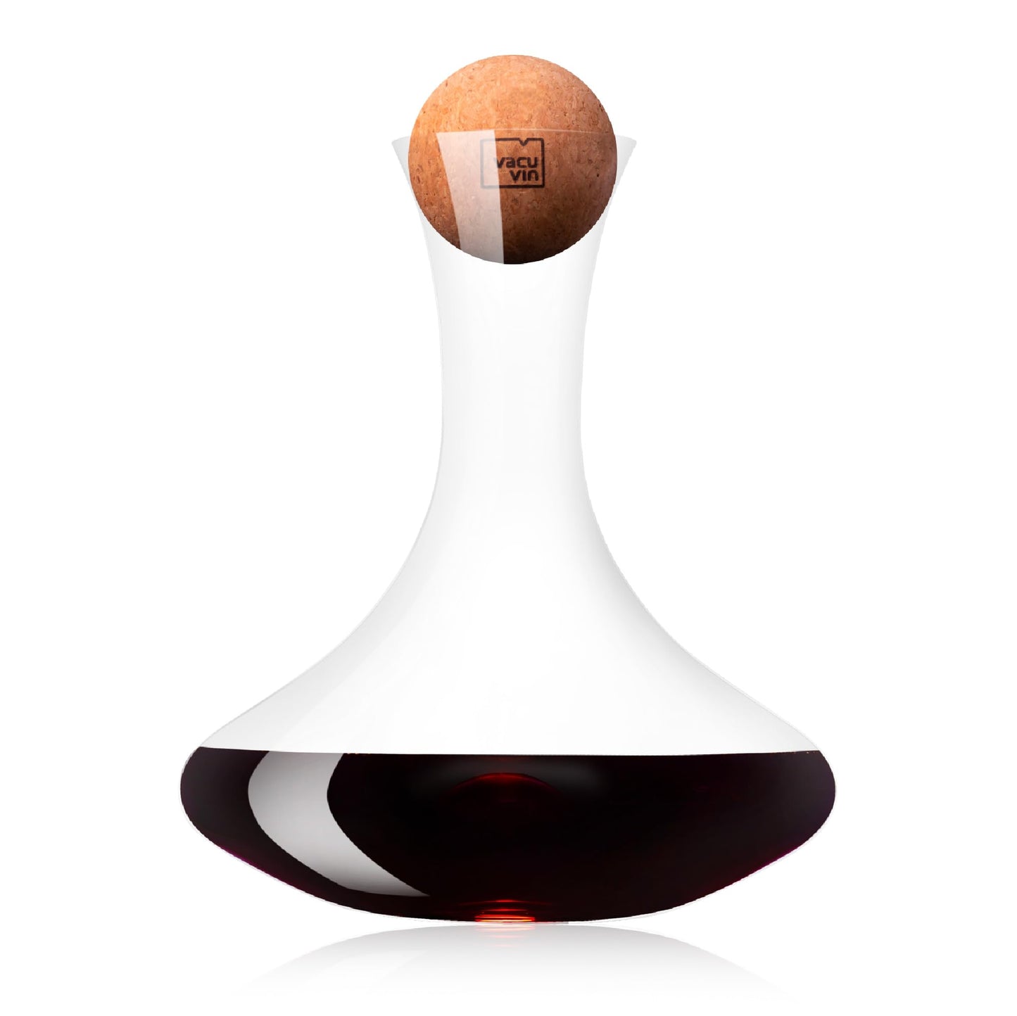 Vacu Vin Wine Decanter – Elegant Glass Carafe for Aerating Red Wine – Enhances Flavor & Aroma – Easy-Pour Spout – Modern Design – Dishwasher Safe Wine Aerator & Serving Vessel