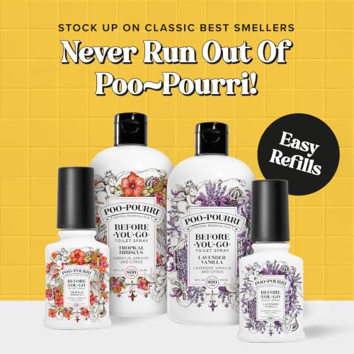 Poo-Pourri Before-You-Go Toilet Spray Refill, Original Citrus, 16 Fl Oz - Pack of 1