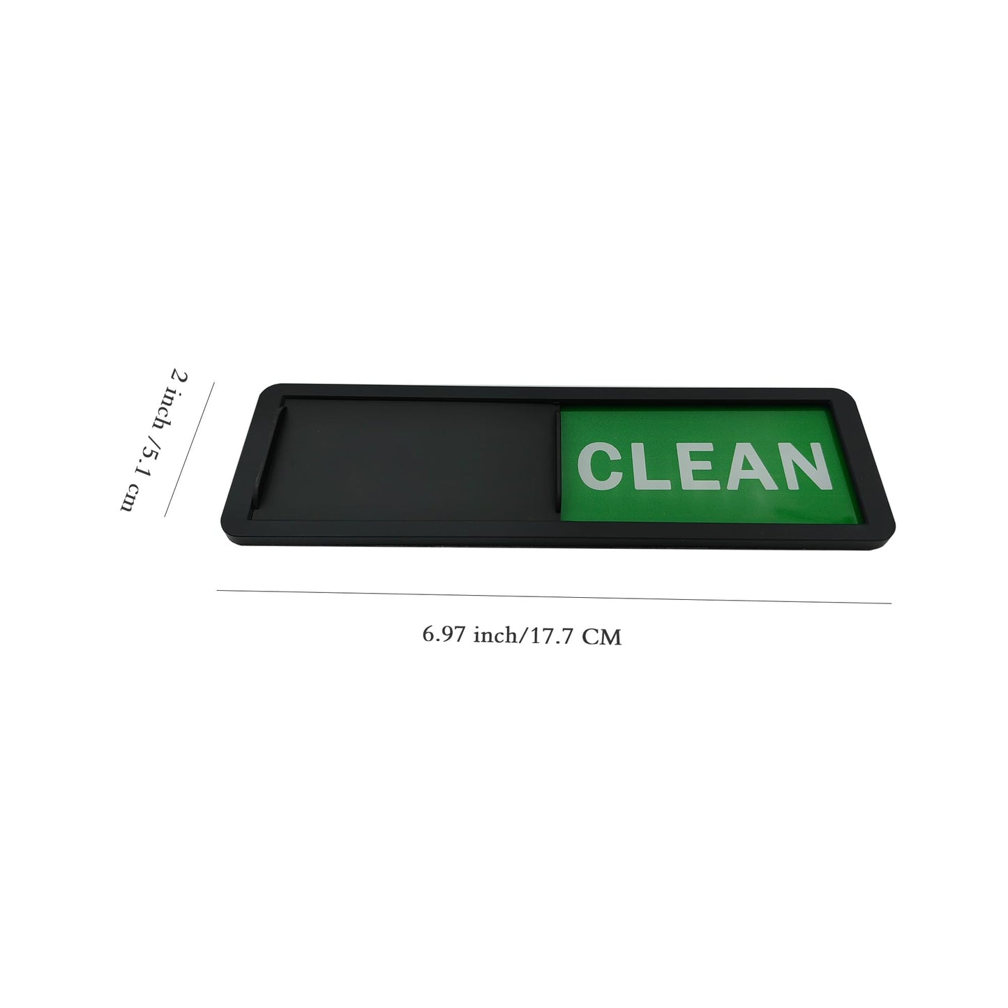 1PC Dishwasher Magnet Clean Dirty Sign - Heavy Duty Magnet with Optional Stickers - Easy to Use, Convenient and Stylish/Black