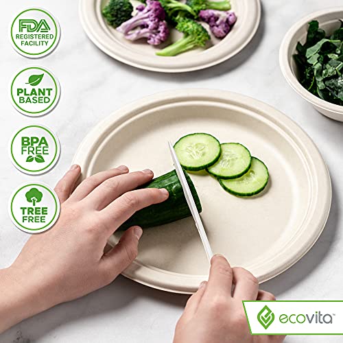 Large Disposable Compostable Knives - 500 Eco-Friendly Heat-Resistant Utensils