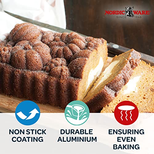 6-Cup Capacity Loaf Pan for Baking - Nordic Ware Cast Aluminum Bakeware