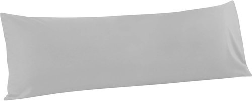 FLXXIE Body Pillow Cover - Super Soft Microfiber 20x54 Long Pillowcase | Wrinkle & Stain Resistant, Light Grey