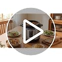 Black 6.3QT 16-in-1 Electric Pressure Cooker with 12 Presets & Ceramic Pot