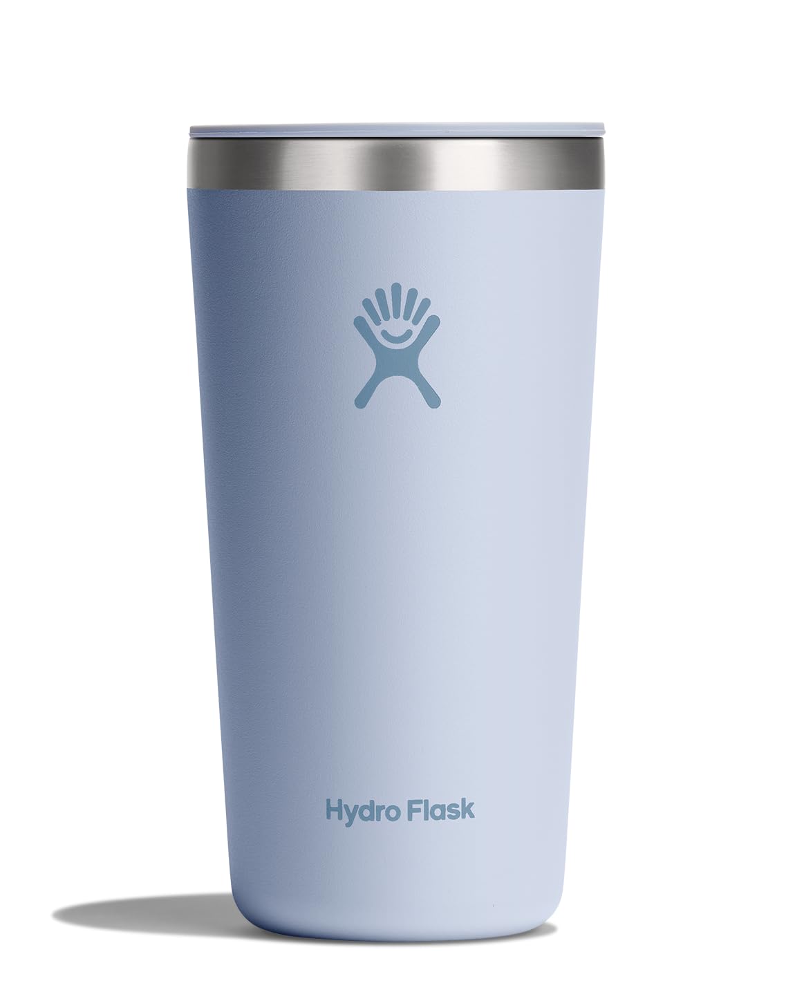 Hydro Flask All Around Tumbler Press-in Lid, Insulated Travel Mug, Stainless Steel Coffee Cup 20 Oz Surf Blue