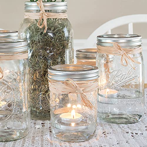 300 Pack Unscented Tea Light Candles - White Long Burn Time, Safety & Versatile Decor