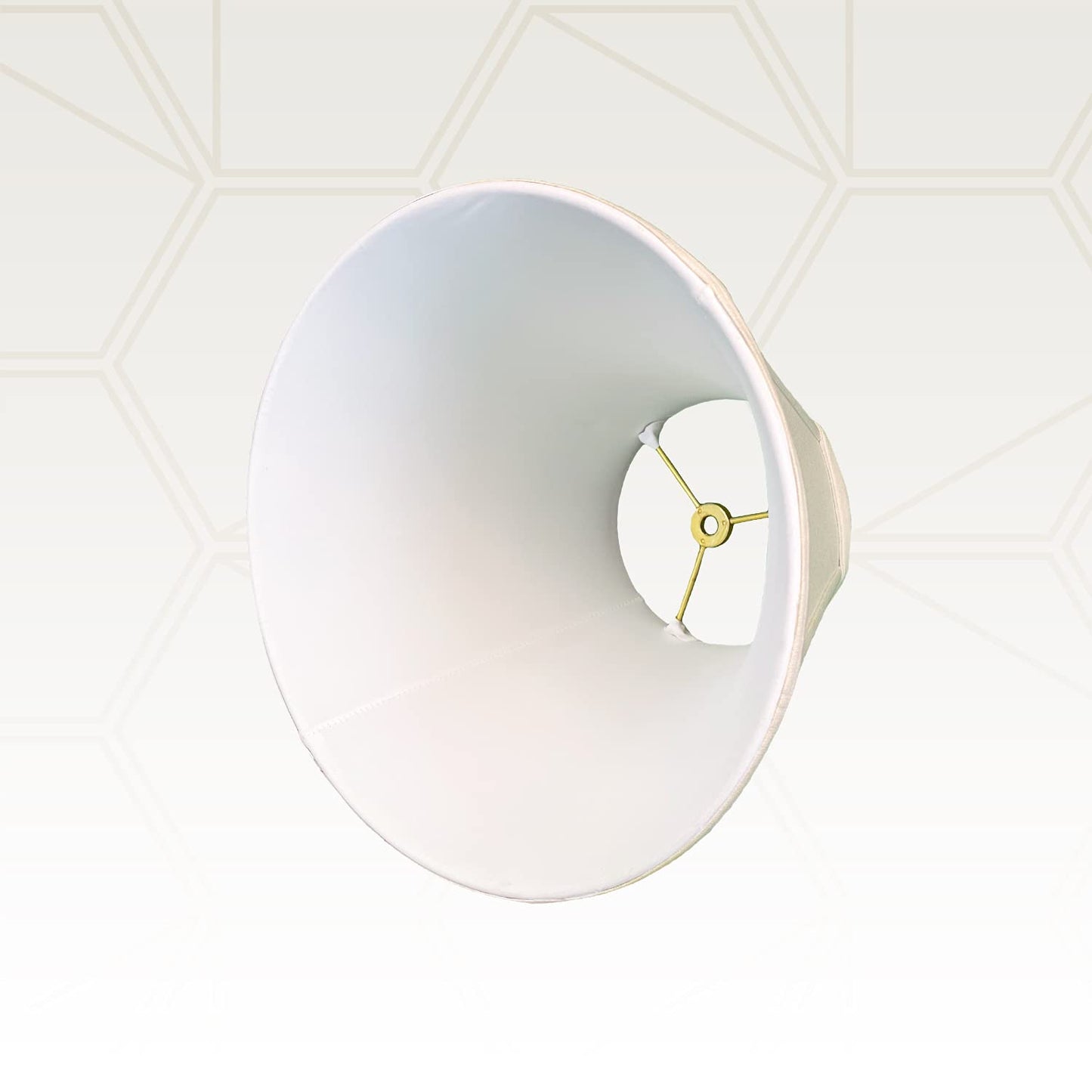 Royal Designs Deep Empire Lamp Shade, Beige, 8 x 14 x 11