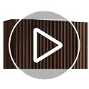 Rustic Wall Mounted Bathroom Cabinet - 2 Doors, 3-Tier Storage, Small Dark Walnut