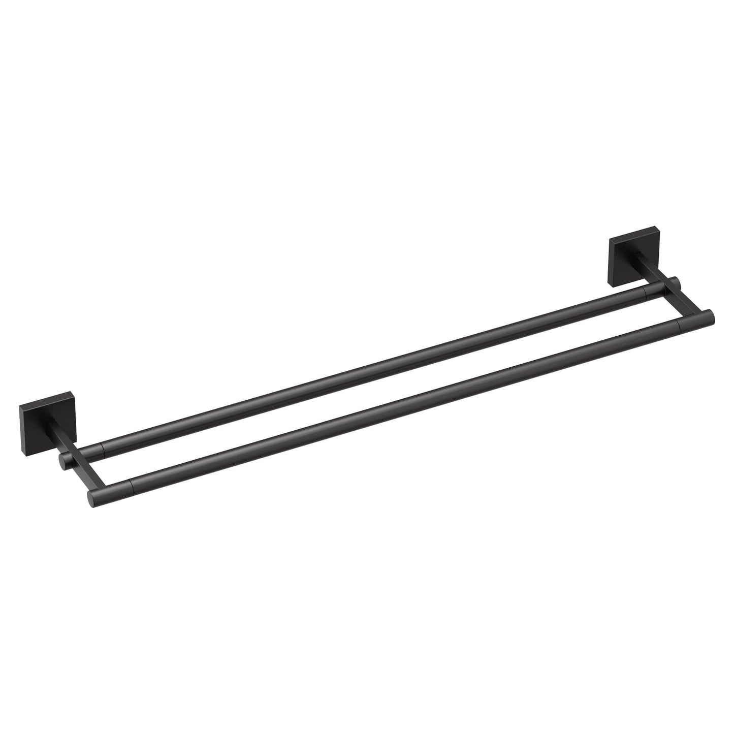 Moen BP1822BL Triva 24" Double -Towel Bar, Matte Black