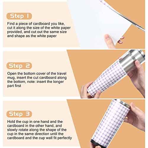 Lallisa 1 Pc Photo Travel Mug with Picture Customized Tumblers 12 oz Personalized Photo Stainless Steel Tumbler Insert Double Wall Mugs for Thanksgiving Wedding Christmas Birthday DIY Gifts