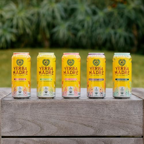 Guayaki Organic Yerba Madre Berry Lemonade Energy Drink, 15.5 Oz Pack of 12