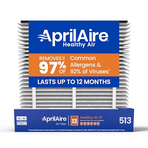 AprilAire 513 Replacement Air Filter for Whole House Purifiers - MERV 13, 31x28x4, Variation 1