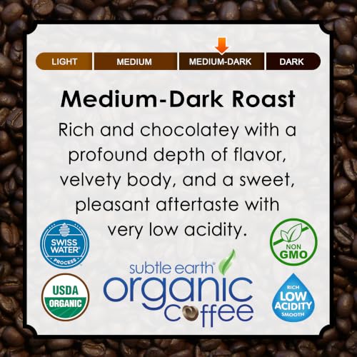 Cafe Don Pablo Organic Decaf Coffee Medium Dark Roast 2LB - Swiss Water Process, Low Acid, Whole Beans