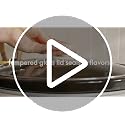 BELLA 6 Qt Manual Slow Cooker Plum - Non-Toxic Ceramic Coating, Cord Storage