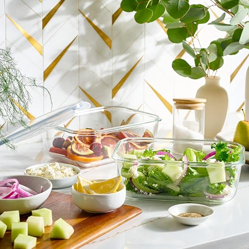 Le'raze 40-Piece Glass Food Storage Containers Set with Airtight Lids