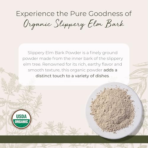 Starwest Botanicals Organic Slippery Elm Bark Powder 16oz - Bulk 1 lb