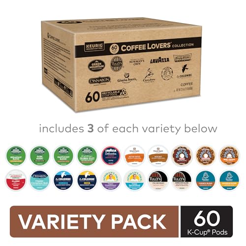 Keurig Coffee Lover's Collection Variety Pack 60 K-Cup Pods - Includes 20 Flavors