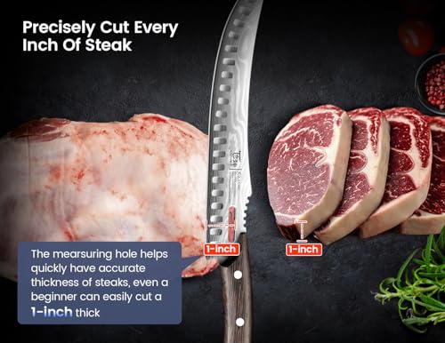 10.5 Inch Carving Knife for Meat Cutting - Butcher & Steak Knife