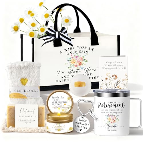 Retirement Gift for Women 2026 | Thoughtful Coworker, Teacher, Grandma, Mom Presents