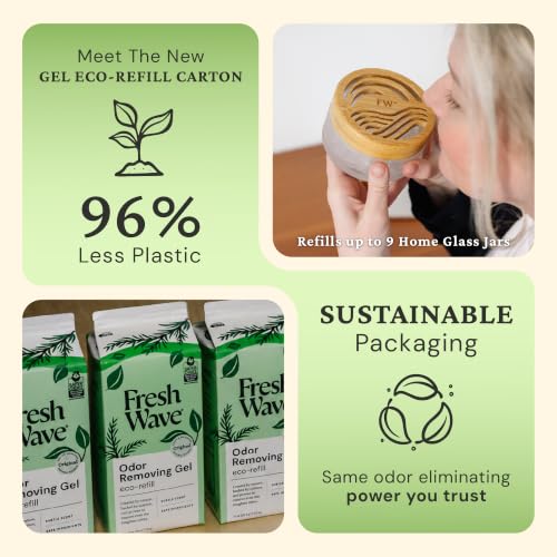 Fresh Wave Odor Eliminator Gel Refill - 63 oz Original Scent - Plant- Home Freshener