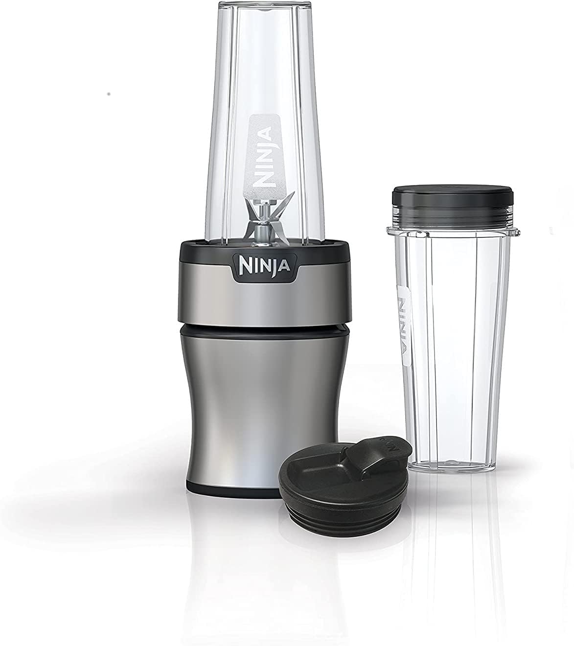 Ninja BN300 Nutri-Blender - 900-Peak-Watt Personal Blender with 2 Dishwasher-Safe To-Go Cups
