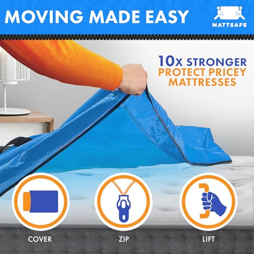 Nordic Elk Queen Size Mattress Bags for Moving and Storage, Bed Cover