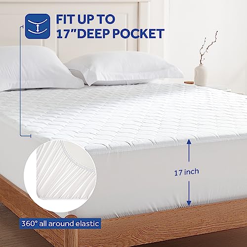 Queen Size Heated Mattress Pad - Luxury Quilted Electric Bed Warmer - Sealy