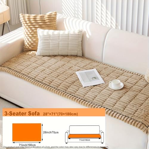 Dog Couch Cover Washable Non-Slip Sofa Protector for 27.6x70.9 Coffee Sofa