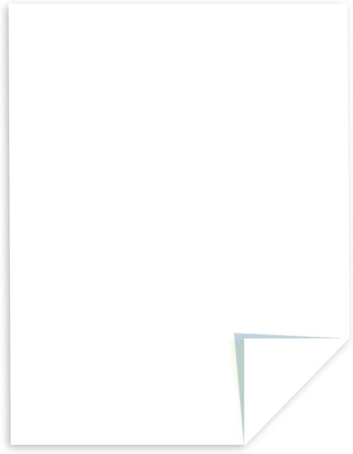Astrobrights Bright White Cardstock - 8.5" x 11", 65 lb, 75 Sheets | Perfect for Printing and Crafting